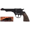 Zabawkowy metalowy pistolet kowbojski Pulio model 15580/6 — realistyczny design, metalowa konstrukcja