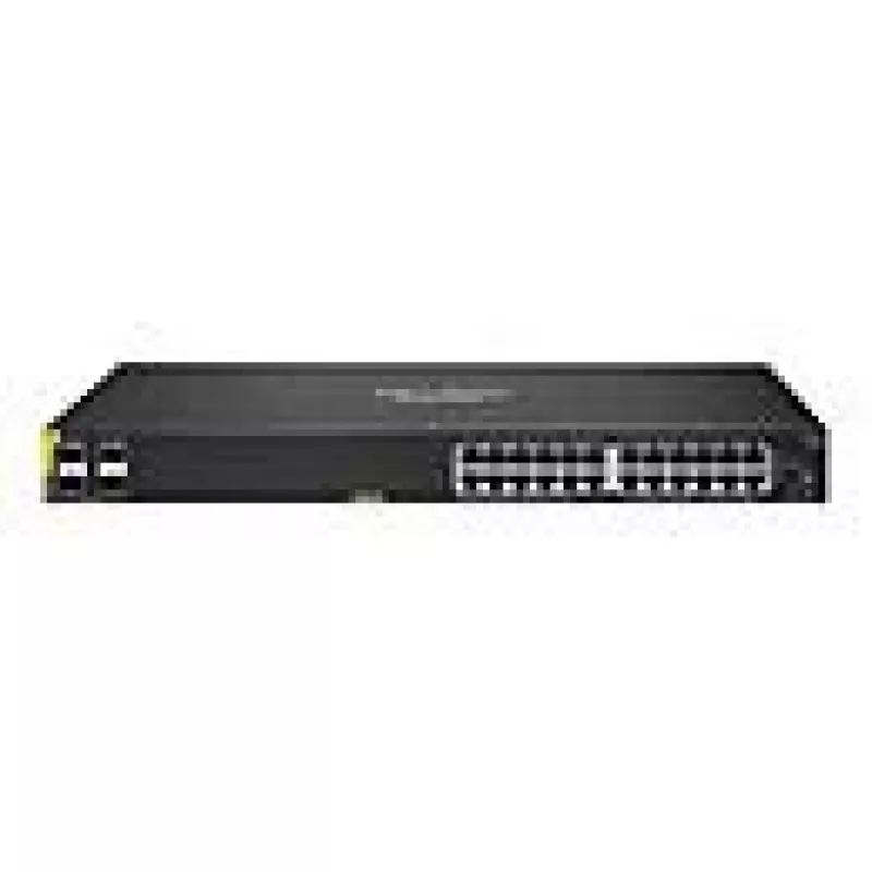 HPE Aruba Networking CX 6100 24G Class4 PoE 4SFP+ 370W Zarządzany L3 Gigabit Ethernet (10/100/1000) Power over Ethernet (PoE) 1U Czarny