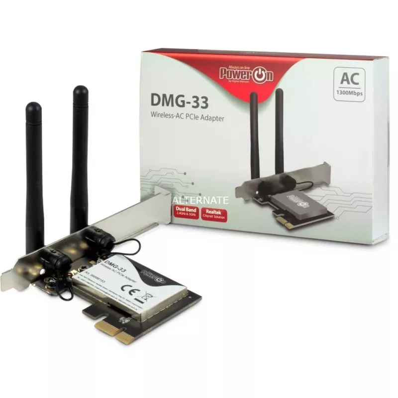 Wewnętrzna karta WLAN Inter-Tech DMG-33 1300 Mbit/s