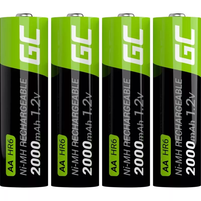 Akumulator zielony Cell GR02 — NiMH AA 1,2 V 2000 mAh, 2 szt.
