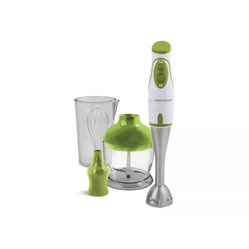 Blender ręczny Esperanza EKM003G 0,75 L, zielono-biały, 450 W