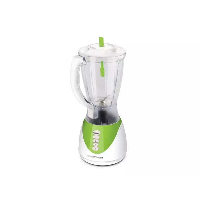 Blender stołowy ESPERANZA EKM023G Piña Colada zielony, 350 W, dzbanek 1,5 L, 3 programy, ostrza ze stali nierdzewnej