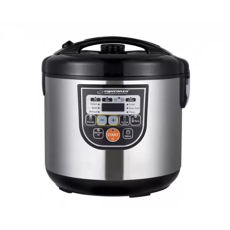 Multicooker ESPERANZA EKG011, pojemność 5 L, 860 W, czarny/stal nierdzewna
