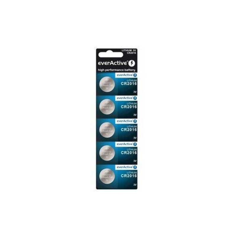 Bateria litowa mini CR2016 blister 5 szt. - Bateria - CR2016 (CR20165BL) - Everactive