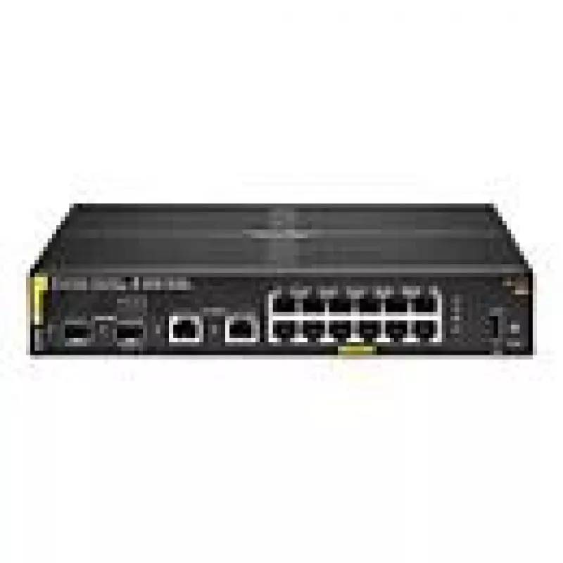 HPE Aruba Networking 6100 12G Class4 PoE 2G/2SFP+ 139W Zarządzany L3 Gigabit Ethernet (10/100/1000) Power over Ethernet (PoE) 1U Czarny