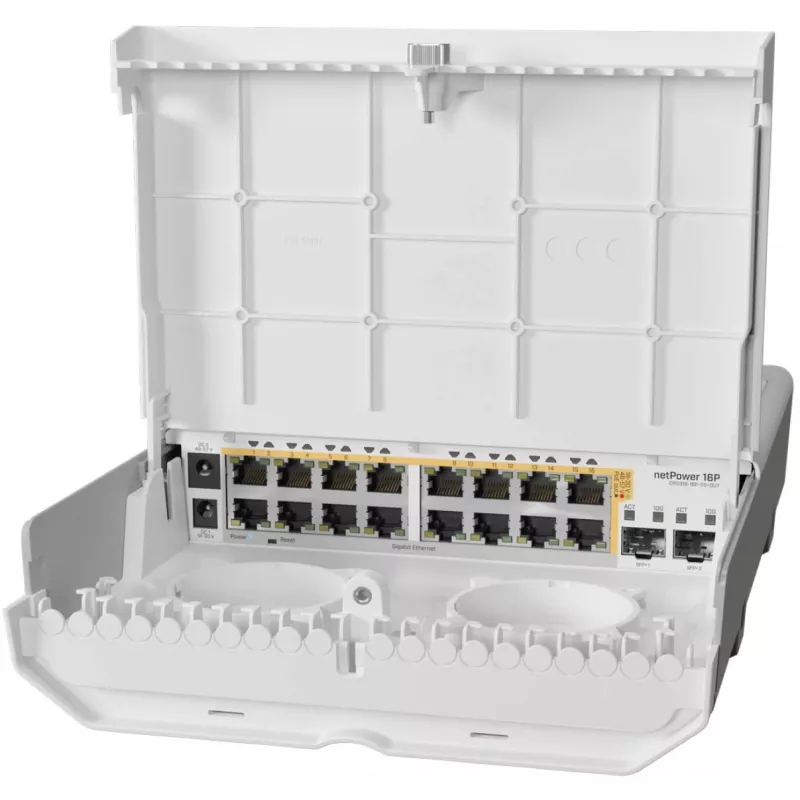 Switch Mikrotik netPower 16P L2/L3 Gigabit Ethernet Power over Ethernet