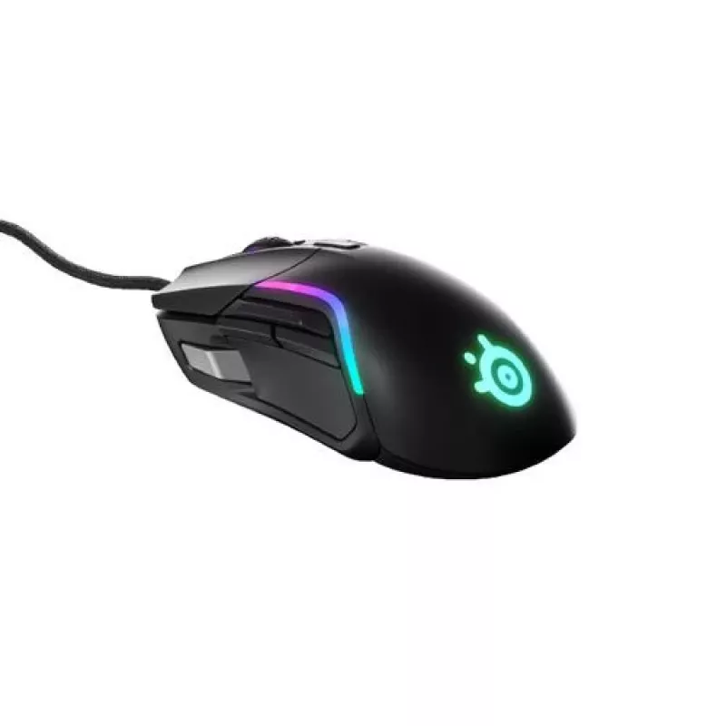 Mysz gamingowa STEELSERIES Rival 5 — praworęczna, sensor TrueMove Air, 18 000 DPI, 9 programowalnych przycisków, USB Type-A, IP54