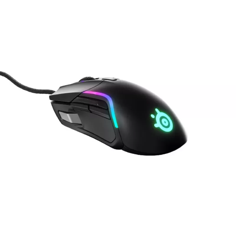 Mysz gamingowa STEELSERIES Rival 5 — praworęczna, sensor TrueMove Air, 18 000 DPI, 9 programowalnych przycisków, USB Type-A, IP54