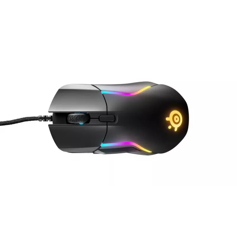 Mysz gamingowa STEELSERIES Rival 5 — praworęczna, sensor TrueMove Air, 18 000 DPI, 9 programowalnych przycisków, USB Type-A, IP54