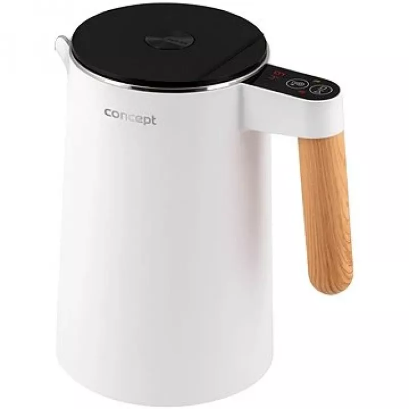 Czajnik ze stali nierdzewnej Biały 1,5 l Salt & Pepper Concept RK3300