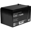Akumulator AGM zielony Cell 12V 12Ah – Szczelny kwasowo-ołowiowy (VRLA), 151×98×95 mm, 3,3 kg