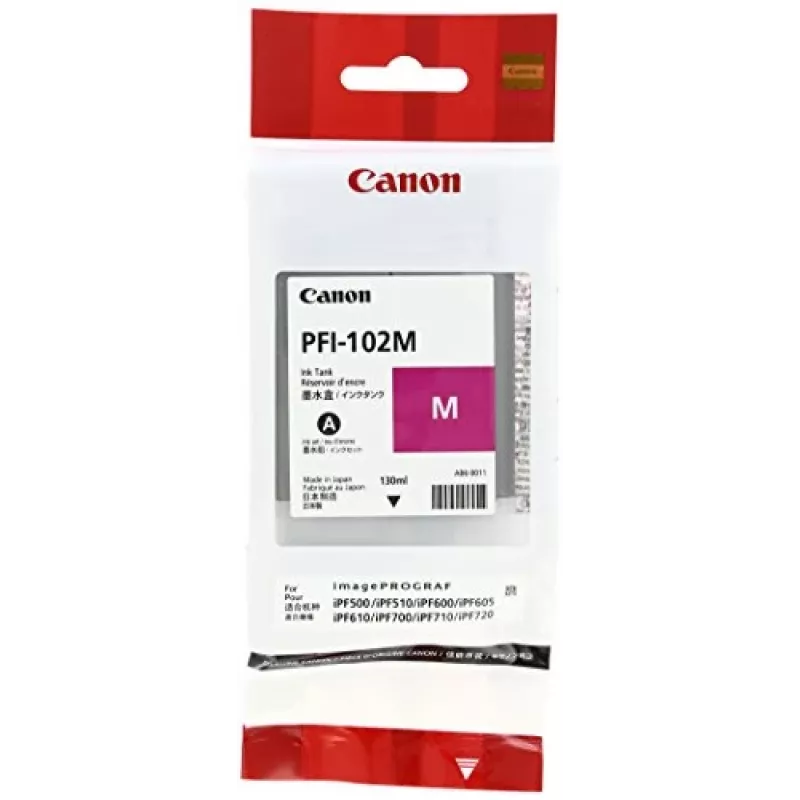 Canon PFI-102M wkład atramentowy 1 szt. Oryginalny Magenta