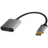 Adapter kabla wideo LogiLink CDA0108 0,15 m DisplayPort HDMI czarny szary