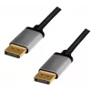 Kabel DisplayPort LogiLink CDA0100 1 m czarny szary