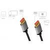 Kabel DisplayPort LogiLink 1 m szaro-czarny CDA0104