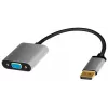 LogiLink CDA0109 Przejściówka DisplayPort na VGA 0,15 m czarno-szara