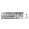 CHERRY DW 9100 SLIM klawiatura Mysz w zestawie Uniwersalna RF Bezprzewodowa + Bluetooth QWERTZ Niemiecka Srebrna