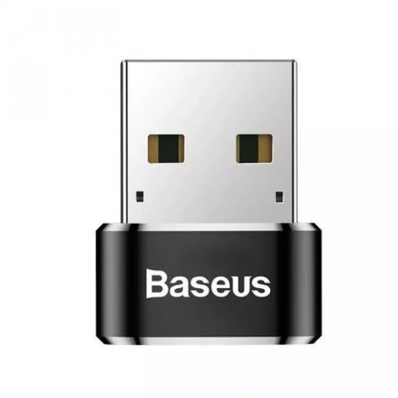 Baseus Adapter USB męski na Type-C żeński Czarny