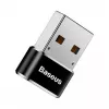 Baseus Adapter USB męski na Type-C żeński Czarny