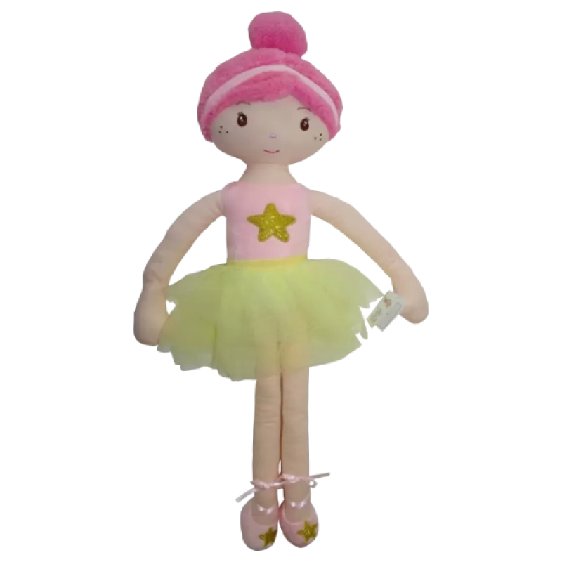 Lalka balerina różowa 70 cm