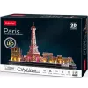 3D Puzzle CubicFun City Line Paris LED 115 szt.