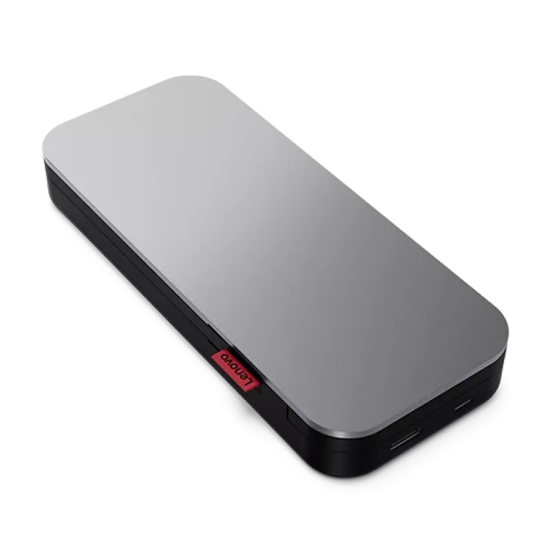 Powerbank Lenovo Go USB-C do laptopa (20 000 mAh), litowo-jonowy, czarno-szary, USB typu A i C