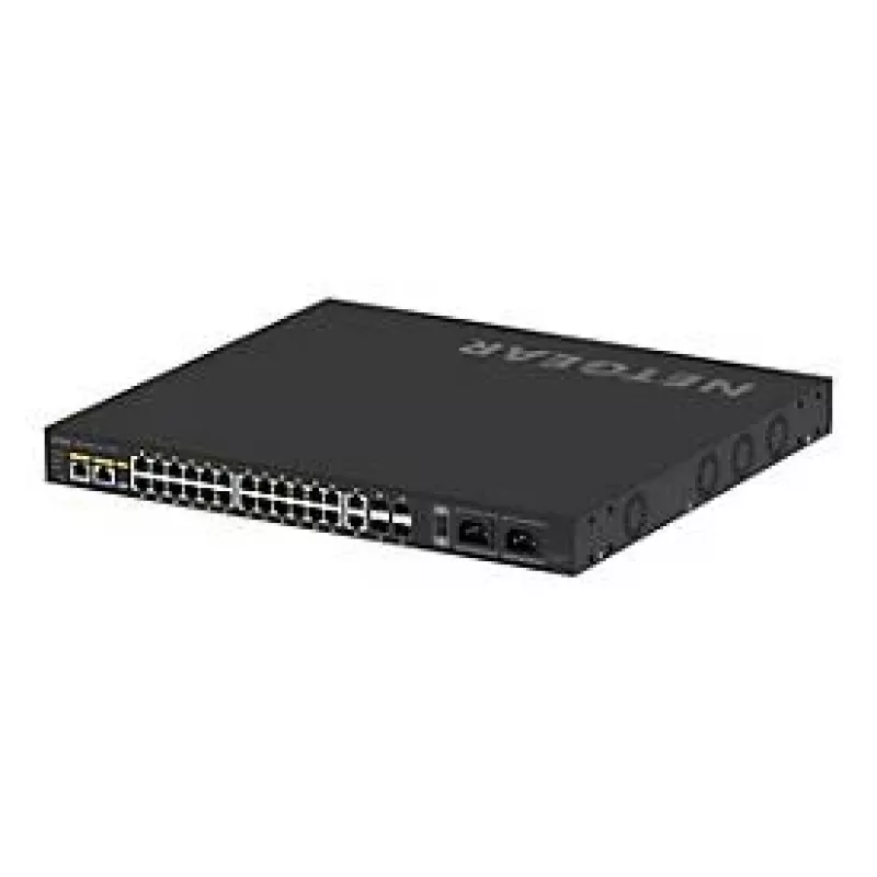 NETGEAR GSM4230UP Zarządzalny przełącznik L2/L3 Gigabit Ethernet (10/100/1000) z zasilaniem przez Ethernet (PoE) 1U Czarny