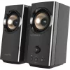 Głośniki komputerowe CREATIVE T60 2.0 Compact Hi-Fi z wyraźnym dialogiem i dźwiękiem przestrzennym Sound Blaster, zestaw SmartComms Kit, porty USB-C audio, mikrofon i słuchawki B