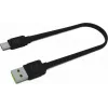 Kabel USB A – USB C zielony Cell KABGC03 — 0,25 m, czarny, 480 Mbit/s