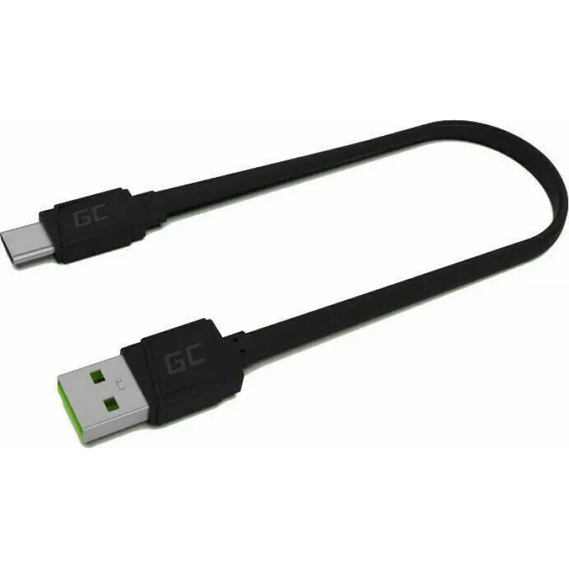 Kabel USB A – USB C zielony Cell KABGC03 — 0,25 m, czarny, 480 Mbit/s