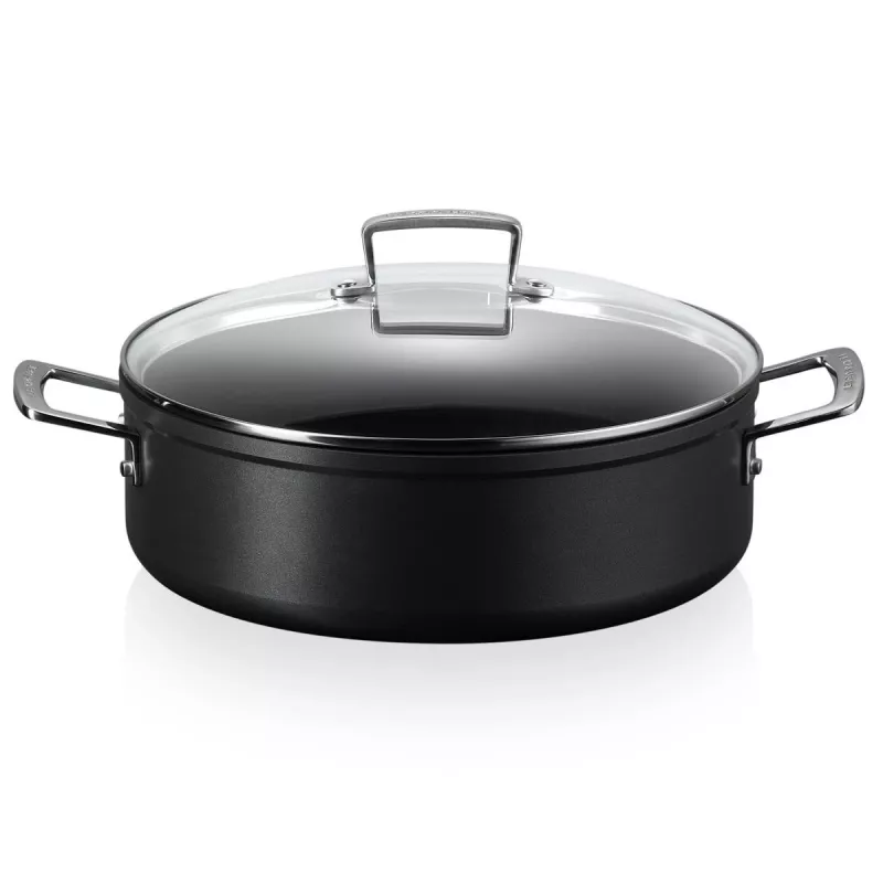 Le Creuset Toughened Non-Stick sauteuse z pokrywką szklaną 28 cm