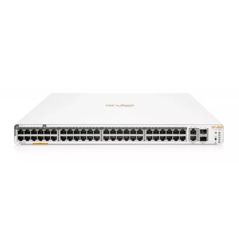 Przełącznik HPE Aruba Networking Instant On 40 portów Gigabit CL4 8 portów Gigabit CL6 PoE 2 porty 10GBT 2 porty SFP+ 600W 1960