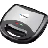 Blaupunkt SMS611 Opiekacz do kanapek z powłoką nieprzywierającą, funkcja grillowania, funkcja tostowania, obudowa z funkcją cool-touch Czarny, Srebrny (SMS611)