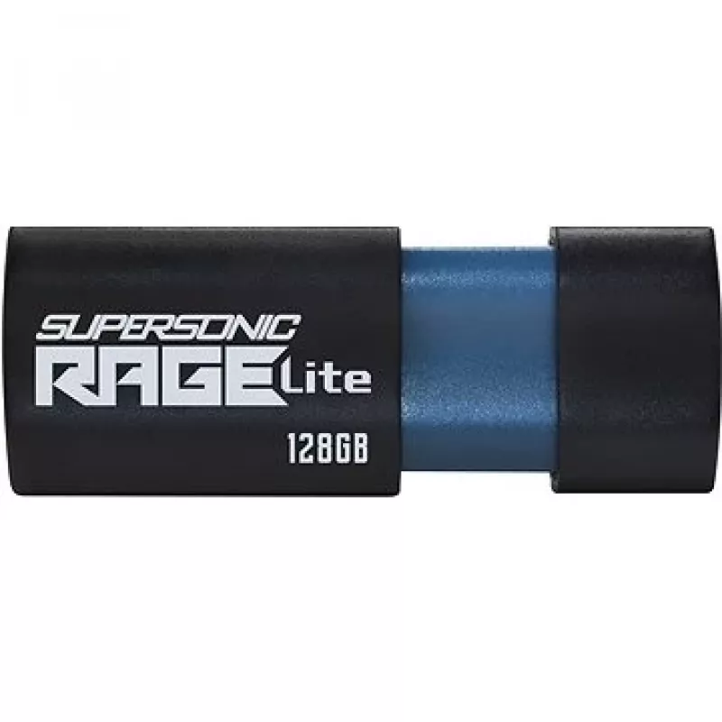 Pamięć USB PATRIOT Supersonic Rage Lite 128 GB USB Type-A 3.2 Gen 1, 180 MB/s, niebiesko-czarna