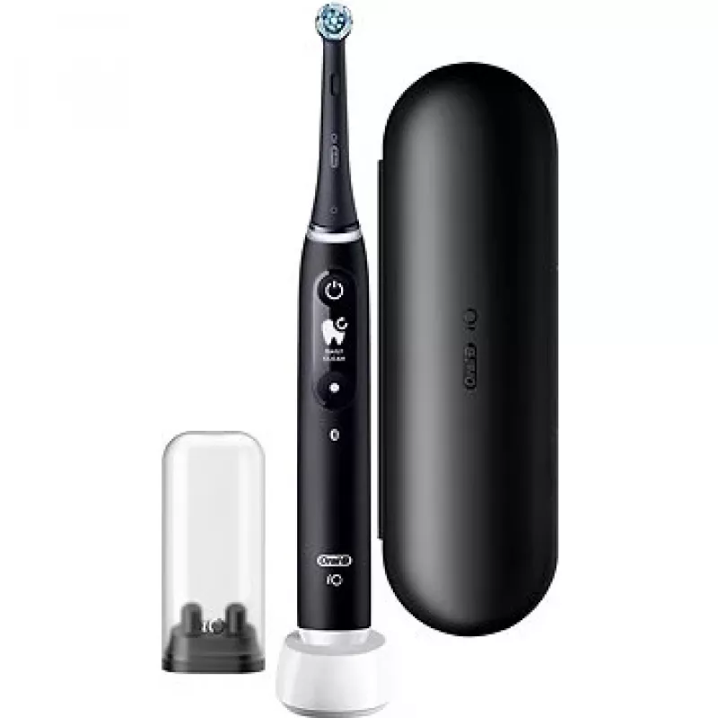 Oral B IO6 Elektryczna szczoteczka do zębów z etui Czarny Onyks