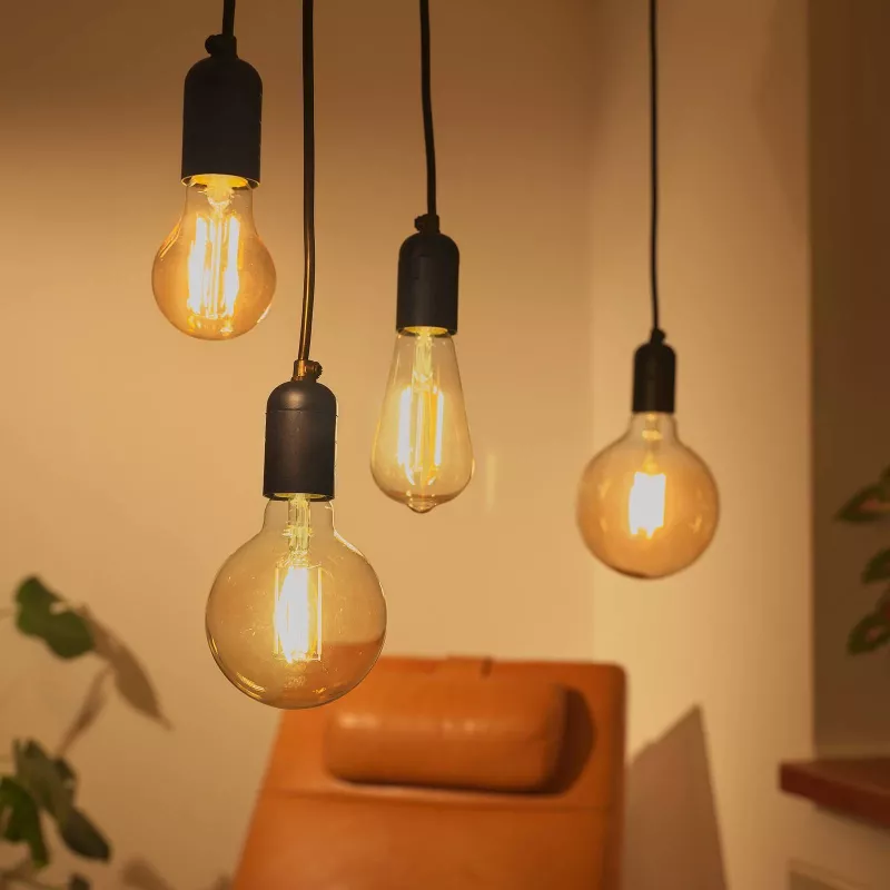 Inteligentna żarówka Denver LBF-404 Wi‑Fi czarna przezroczysta, klasa energetyczna F