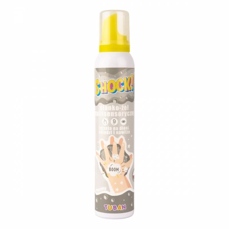Slime Tuban SHOCK! MULTISENSORYCZNY PIANKO-ŻEL NEUTRALNY 200 ml