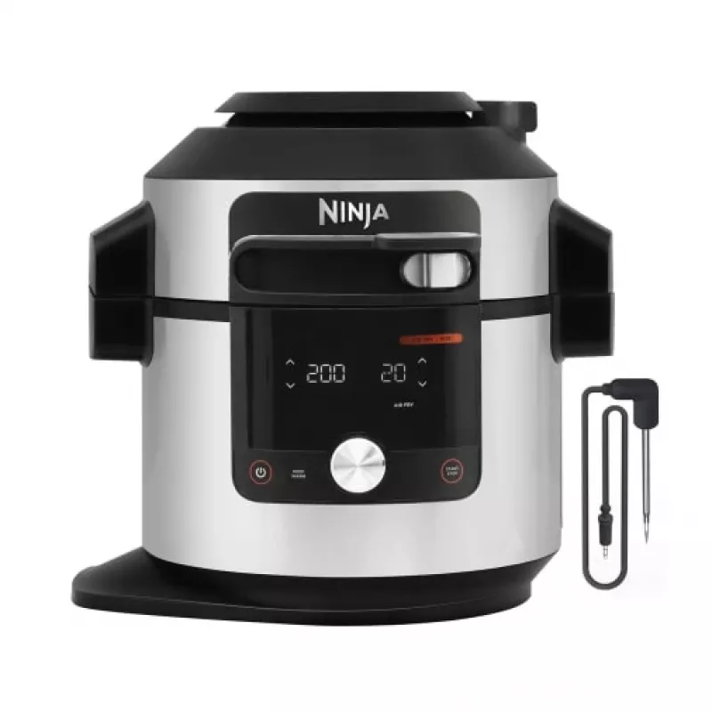 Wielofunkcyjny garnek Ninja OL750EU 7,5 L 1760 W Czarny Stal nierdzewna, 14 programów automatycznych