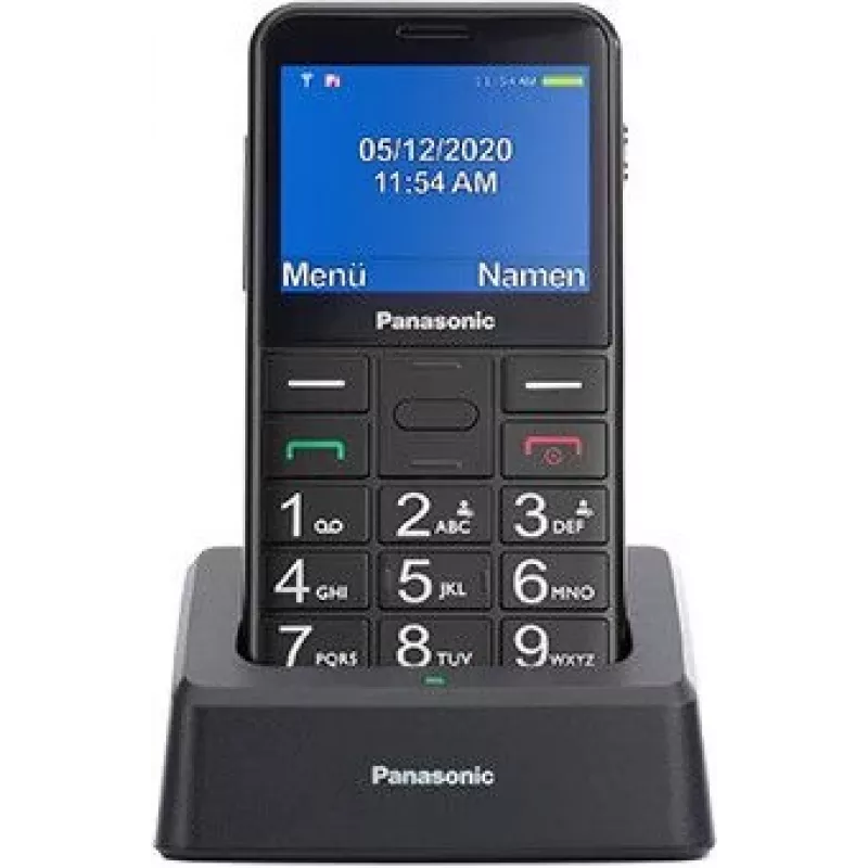 Telefon komórkowy dla seniorów KX-TU155 czarny