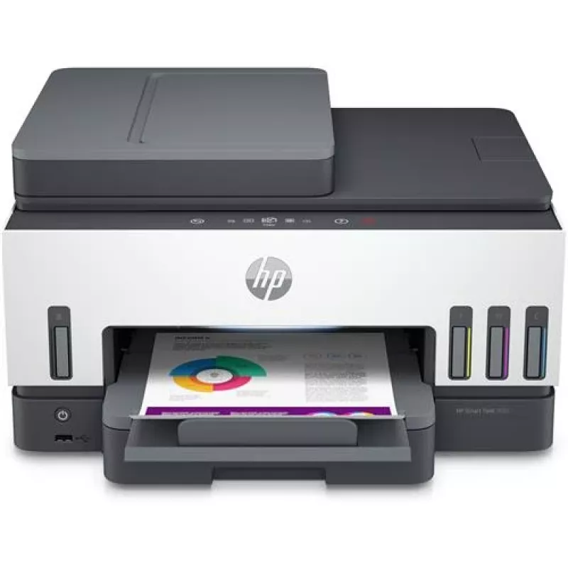 HP Smart Tank 7605 Bezprzewodowa kolorowa drukarka wielofunkcyjna, drukowanie dwustronne; kopiarka, skaner