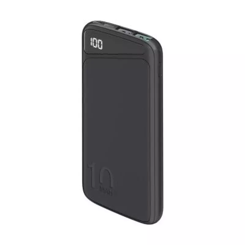 Powerbank szybkiego ładowania 10 000 mAh (czarny, USB-C PD, QC 3.0)