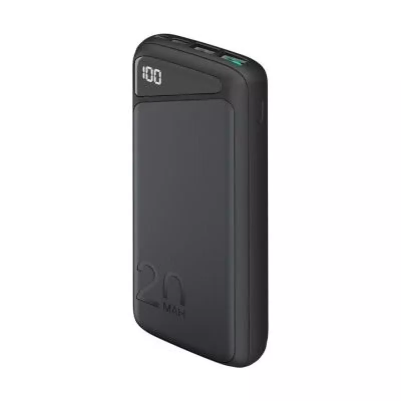 Powerbank z funkcją szybkiego ładowania 20 000 mAh (czarny, PD, Quick Charge 3.0, Super Charge)