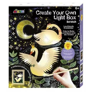 Avenir Create Your Own Lightbox - Zestaw Artystyczny dla Dzieci w Wieku 6-7 Lat - Fat Brain Toys