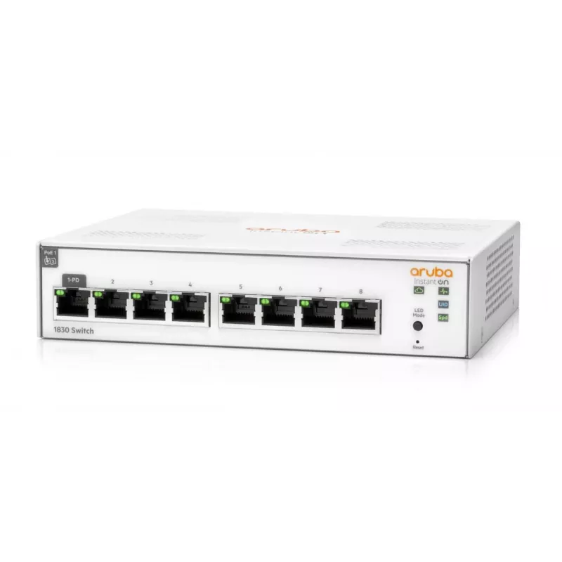 HPE Aruba Networking Aruba Instant On 1830 8G Zarządzalny Przełącznik Gigabit Ethernet L2