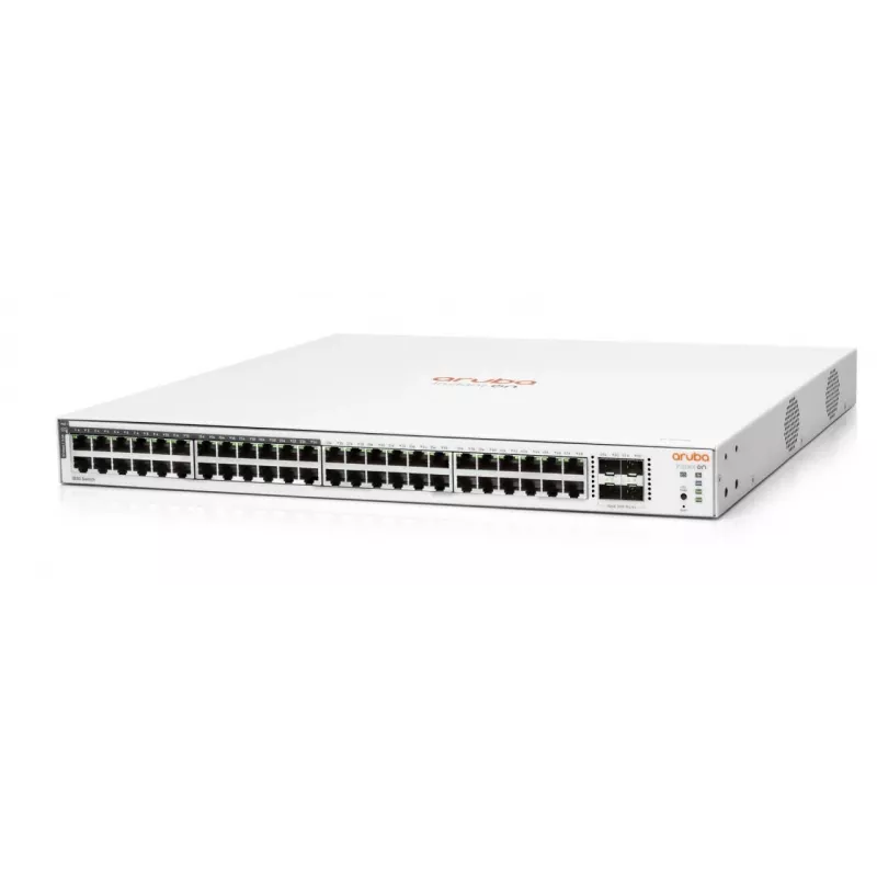 HPE Aruba Networking Aruba Instant On 1830 48G 24p Class4 PoE 4SFP 370W Zarządzany L2 Gigabit Ethernet (10/100/1000) Power over Ethernet (PoE) 1U