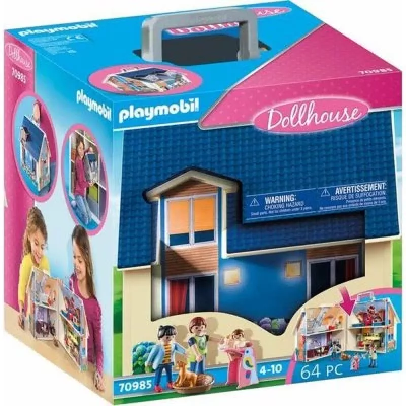 Zestaw do budowania PLAYMOBIL Domek dla lalek 70985 Wielokolorowy Plastik