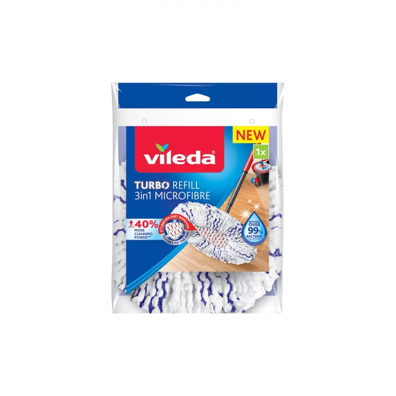 Zestaw zapasowy mopa obrotowego Vileda TURBO 3in1 Mikrofibra 1 szt.