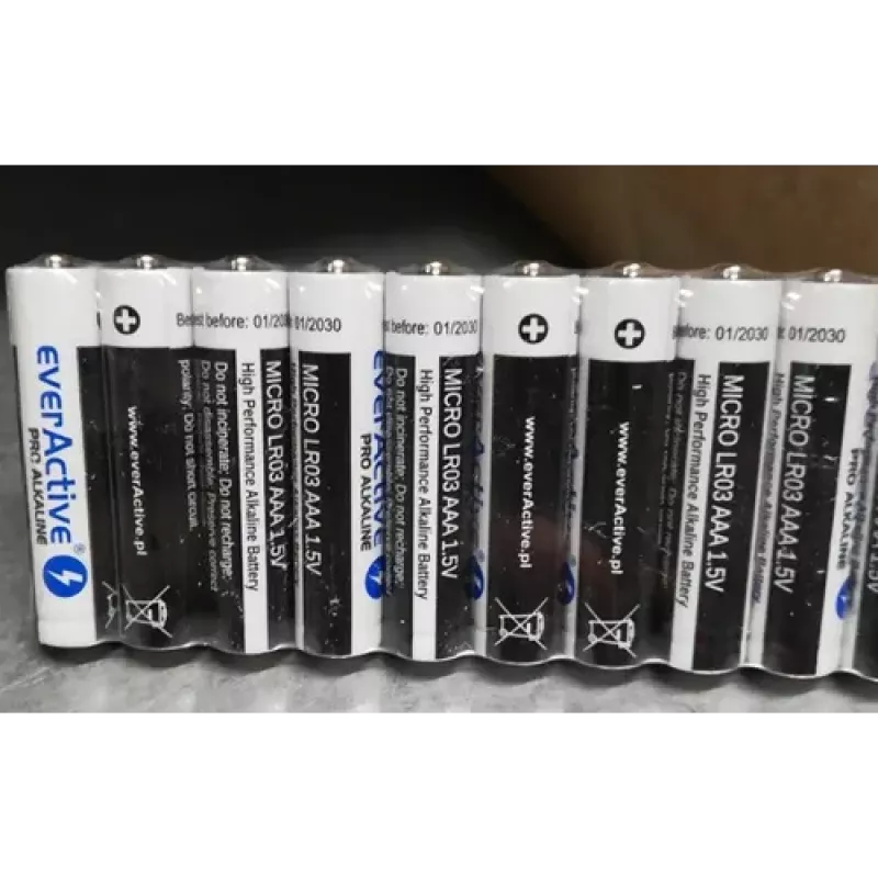 Bateria alkaliczna jednorazowa everActive LR0310PAK AAA 1,5V 1250 mAh w opakowaniu 10 szt.
