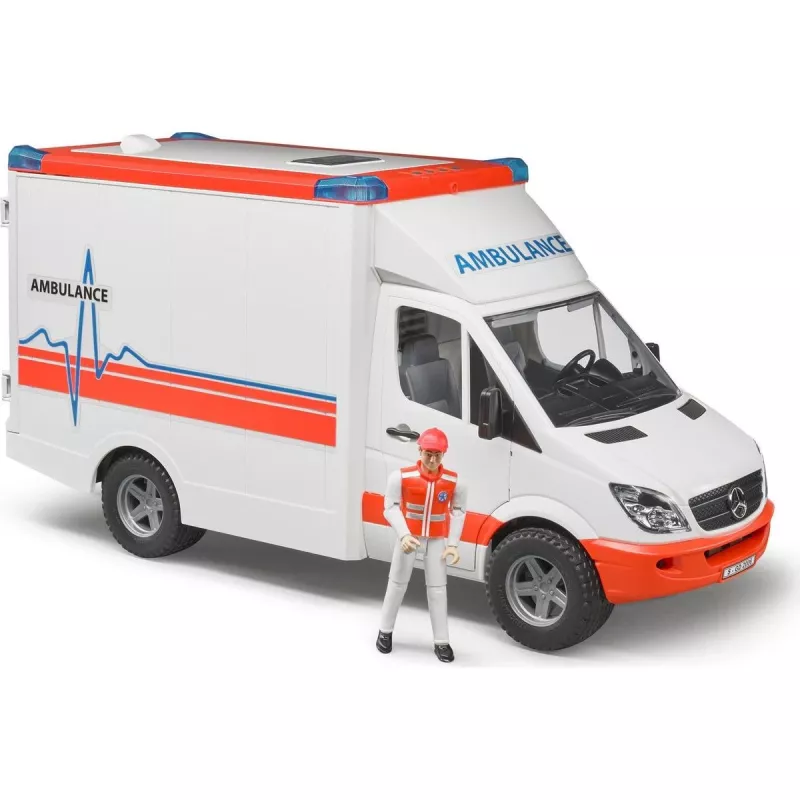Bruder 1/16 Mercedes-Benz Sprinter Ambulans z Kierowcą