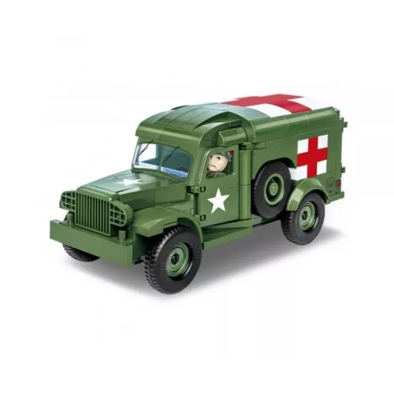 Klocki konstrukcyjne Cobi Dodge WC-54 Ambulans model 2257 zestaw budowlany 1:35